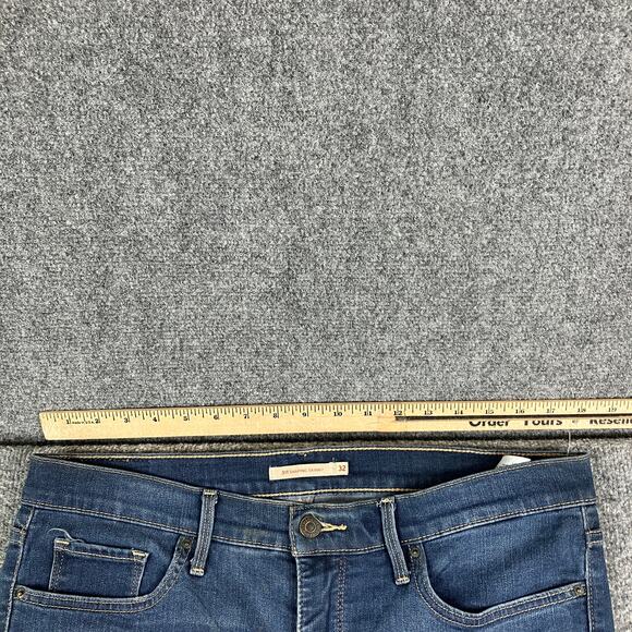 Levi's 311 Shaping Skinny Jeans Womens Size 32 Blue Mid Rise Stretch Slim Fit - Picture 6 of 12